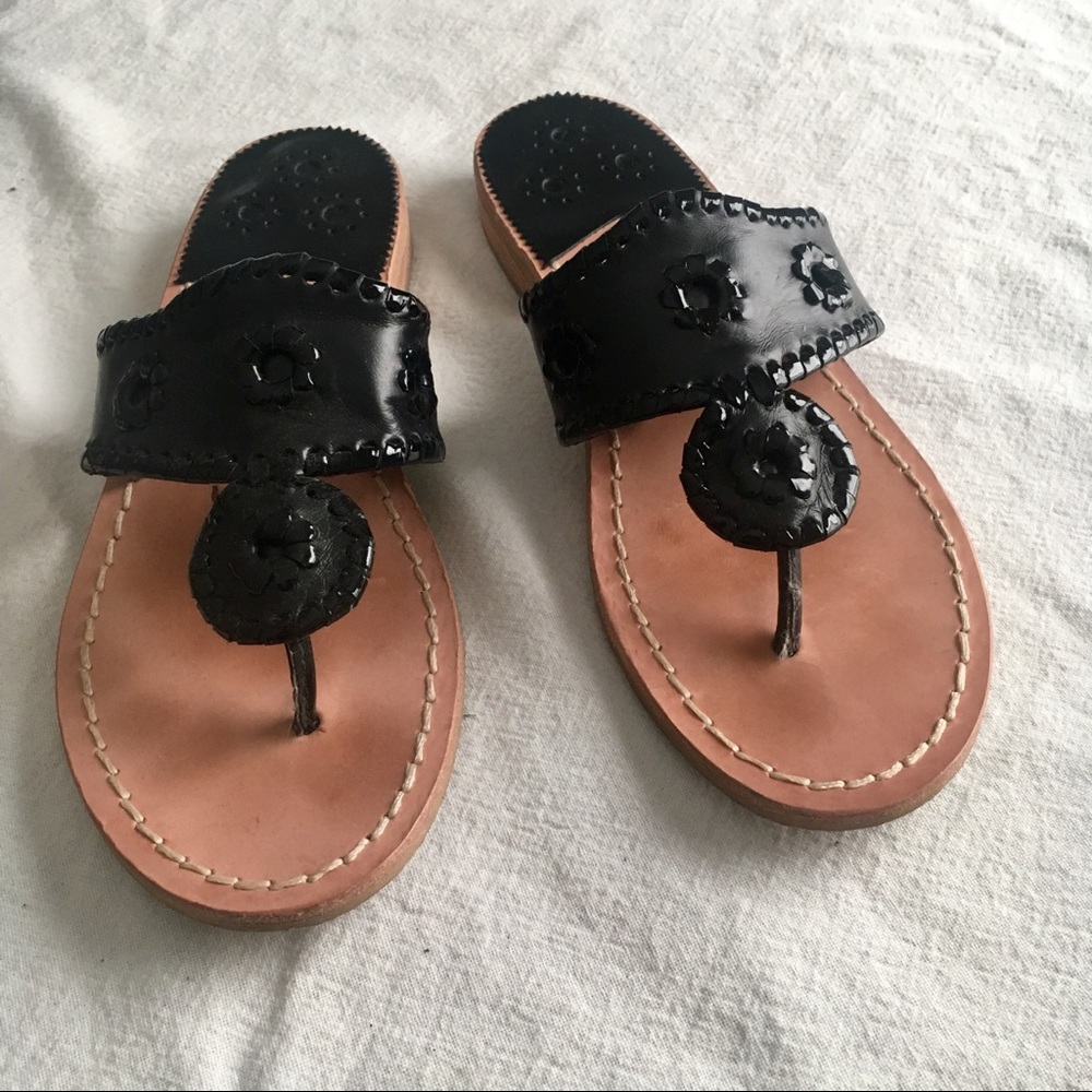 Size 6 black Jack Rogers